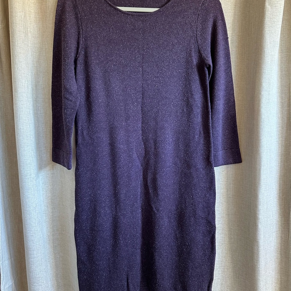 J. Jill Long Sleeve Purple Dress